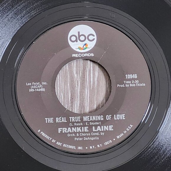 Frankie Laine You Wanted Someone To Play With 45RPM 1967 ABC Records 10946 - Picture 4 of 4